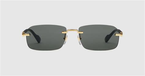 lunette gucci homme rectangulaire|lunette de soleil square Gucci.